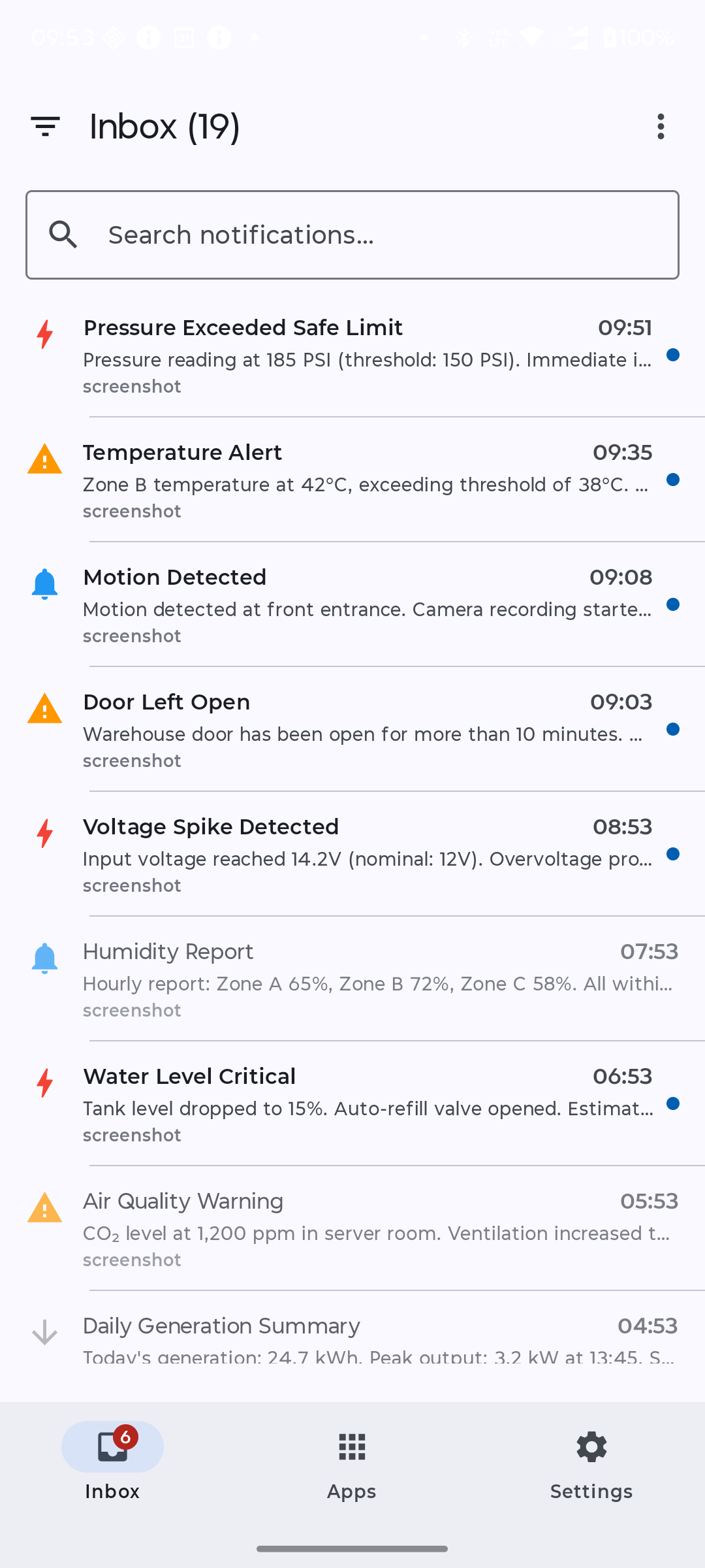 NotifyBridge app home screen showing connected devices